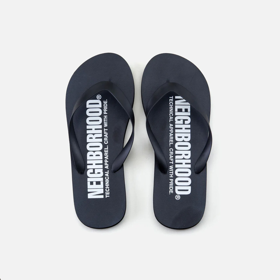-(B3b01)-NEIGHBORHOOD CI BEACH SANDAL 拖鞋 夾腳拖 人字拖 海灘拖鞋-241MYNH-FW01