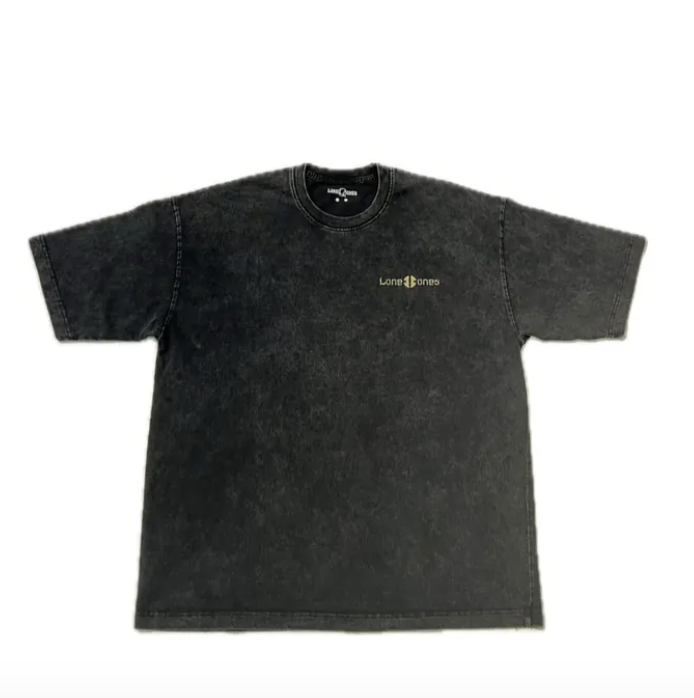 LoneOnes Basic Nature Black Washed Tee
