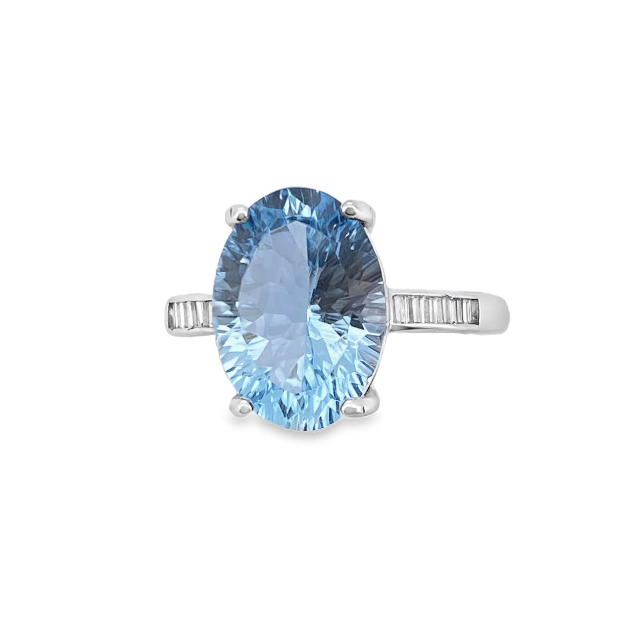 T327天空藍托帕戒指