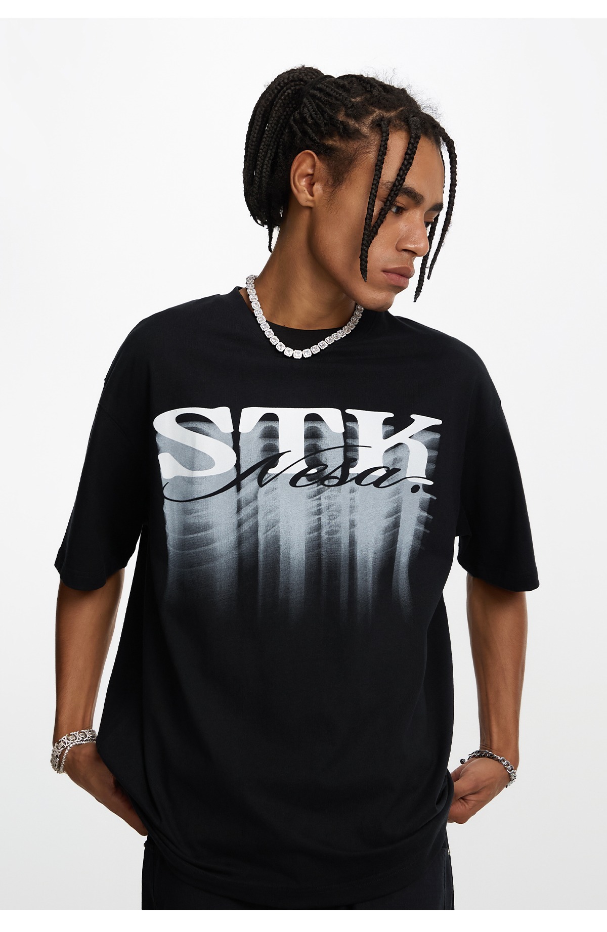 ASEN同款 STK SmallTownKid  STK幻影字體 短袖T恤