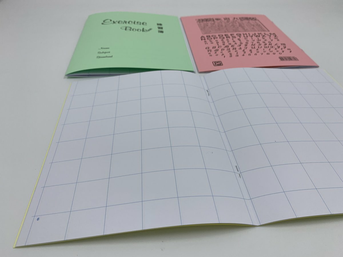 6x6格 學生練習簿 (校簿/楷簿/街簿/格仔簿) 5 本