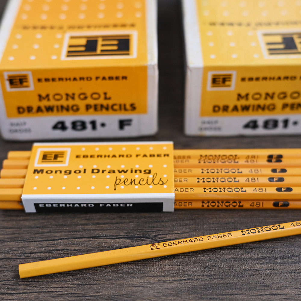 古董鉛筆 EBERHARD FABER MONGOL 481 B&F二支