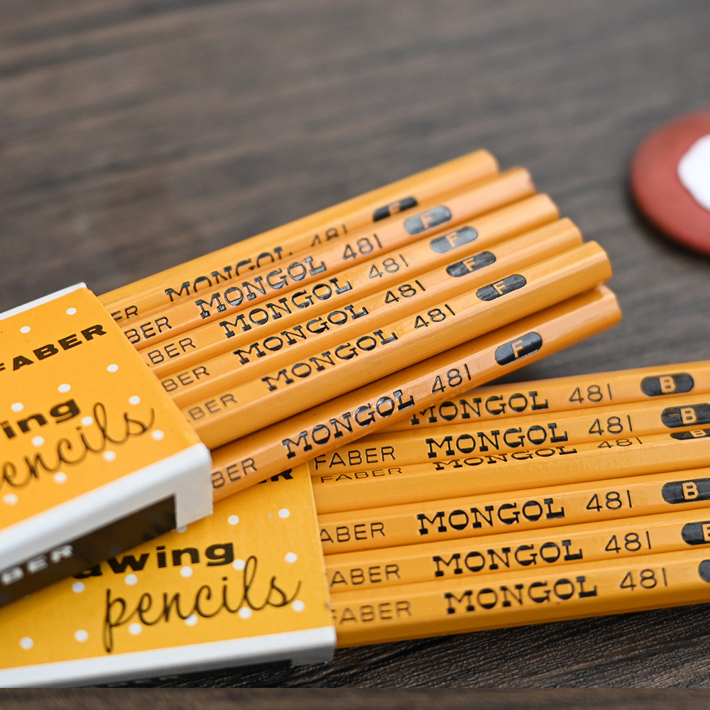 古董鉛筆 EBERHARD FABER MONGOL 481 B&F二支