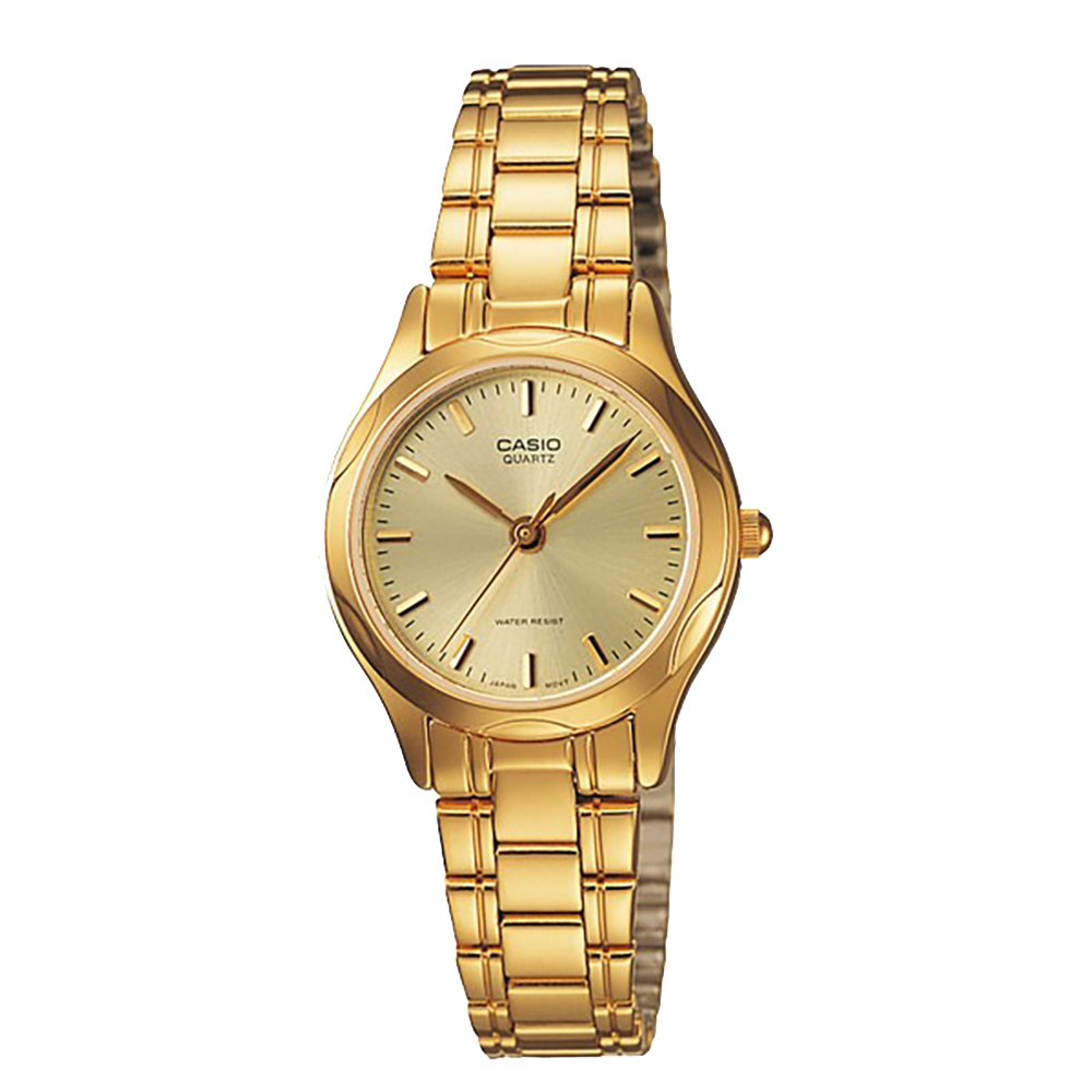 【CASIO 卡西歐】 LTP-1275G-9A 簡約優雅 復古典雅 現代感 時尚 俐落自信 個性淑女 無字 不鏽鋼 手錶 女錶 秀氣