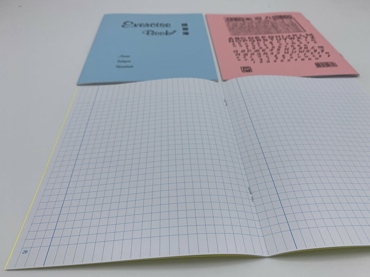 26x26 格 學生練習簿 (校簿/楷簿/街簿/格仔簿) 5 本