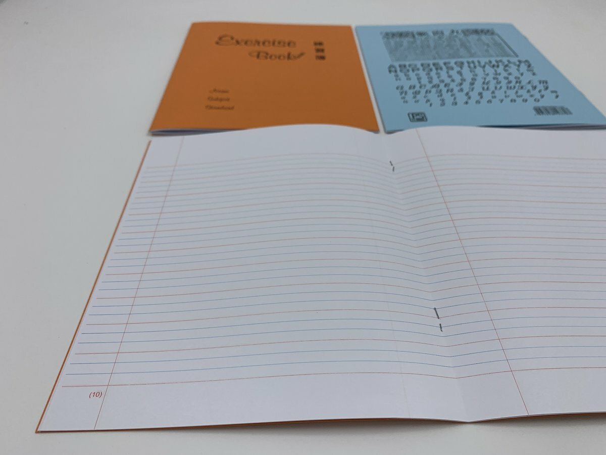 英文紅雙10行 學生練習簿 (校簿/楷簿/街簿/格仔簿) 5 本