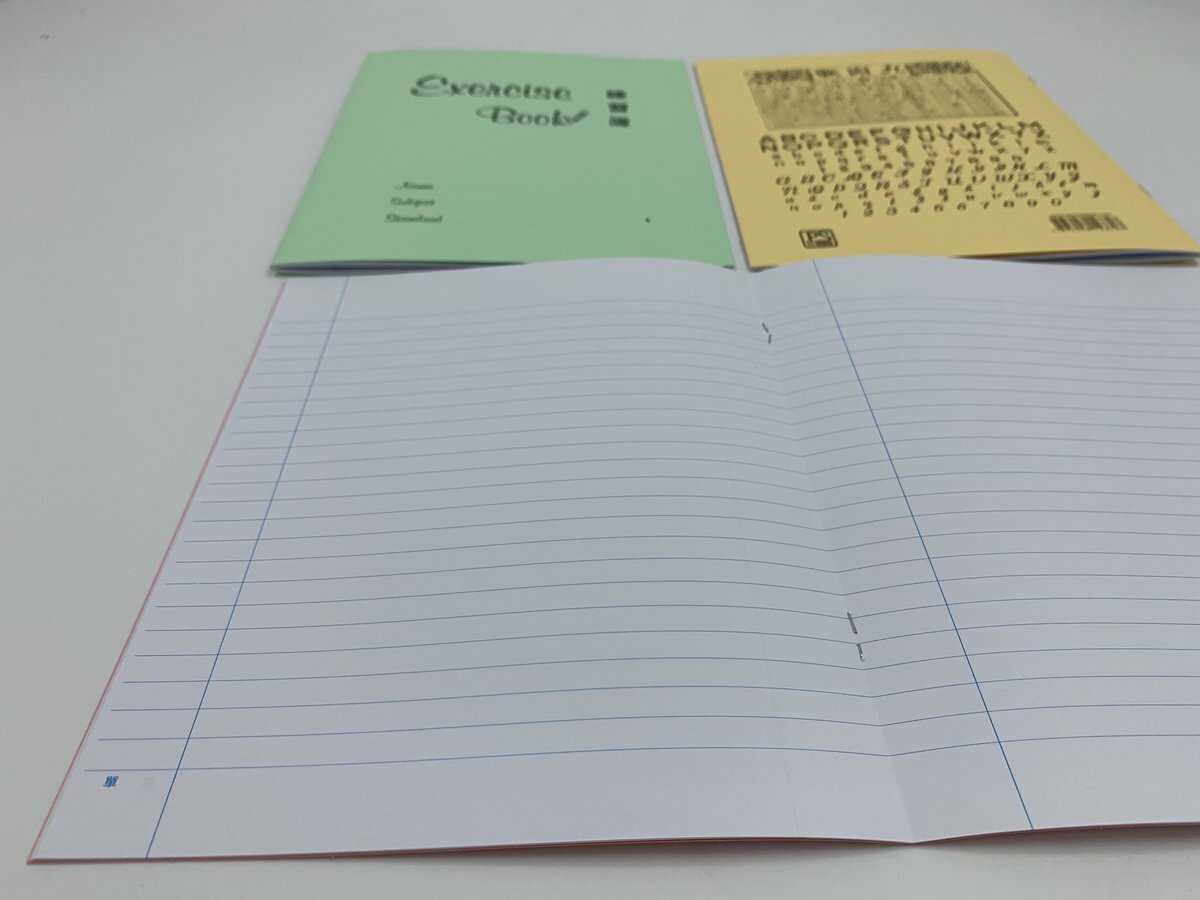 英文藍單行 學生練習簿 (校簿/楷簿/街簿/格仔簿) 5 本