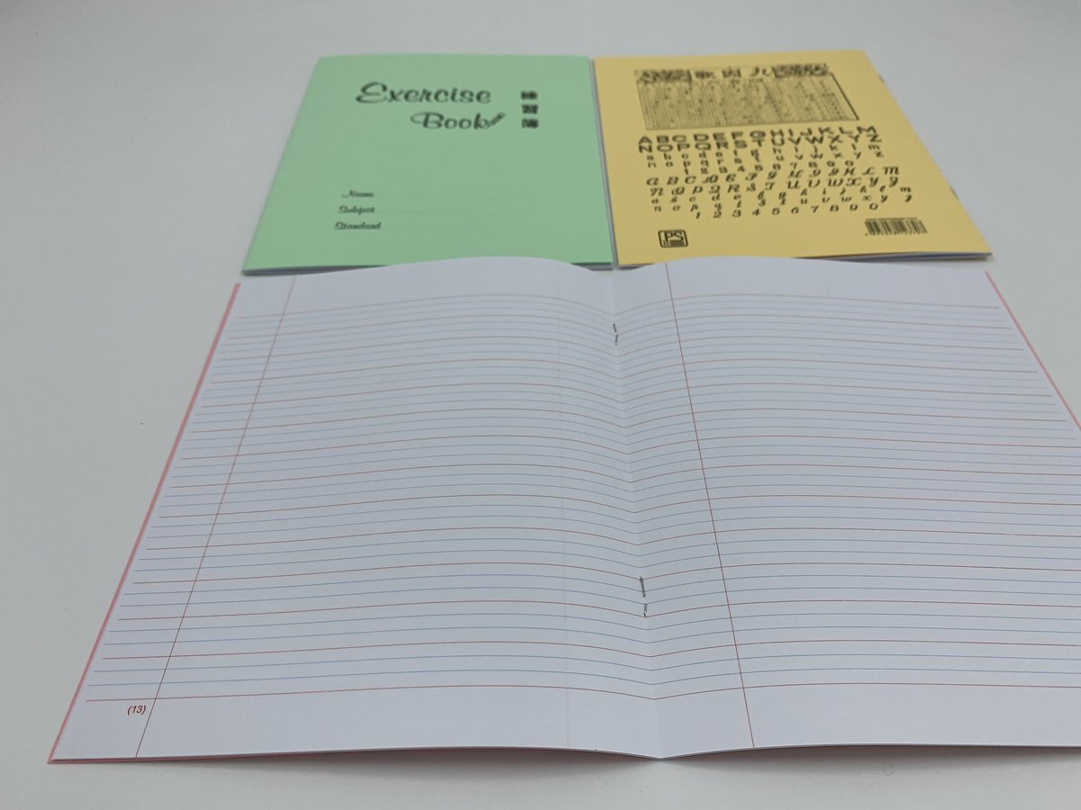 英文紅雙13行 學生練習簿 (校簿/楷簿/街簿/格仔簿) 5 本