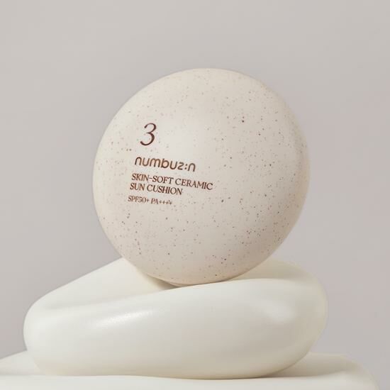 Numbuzin No.3 Skin-Soft Ceramic Sun Cushion SPF50+ PA++++ 20g