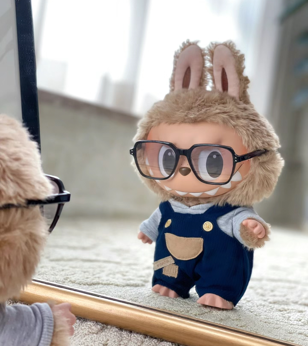 POPMART 泡泡瑪特 Labubu time to chill 搪膠臉毛絨公仔 可動公仔/預購