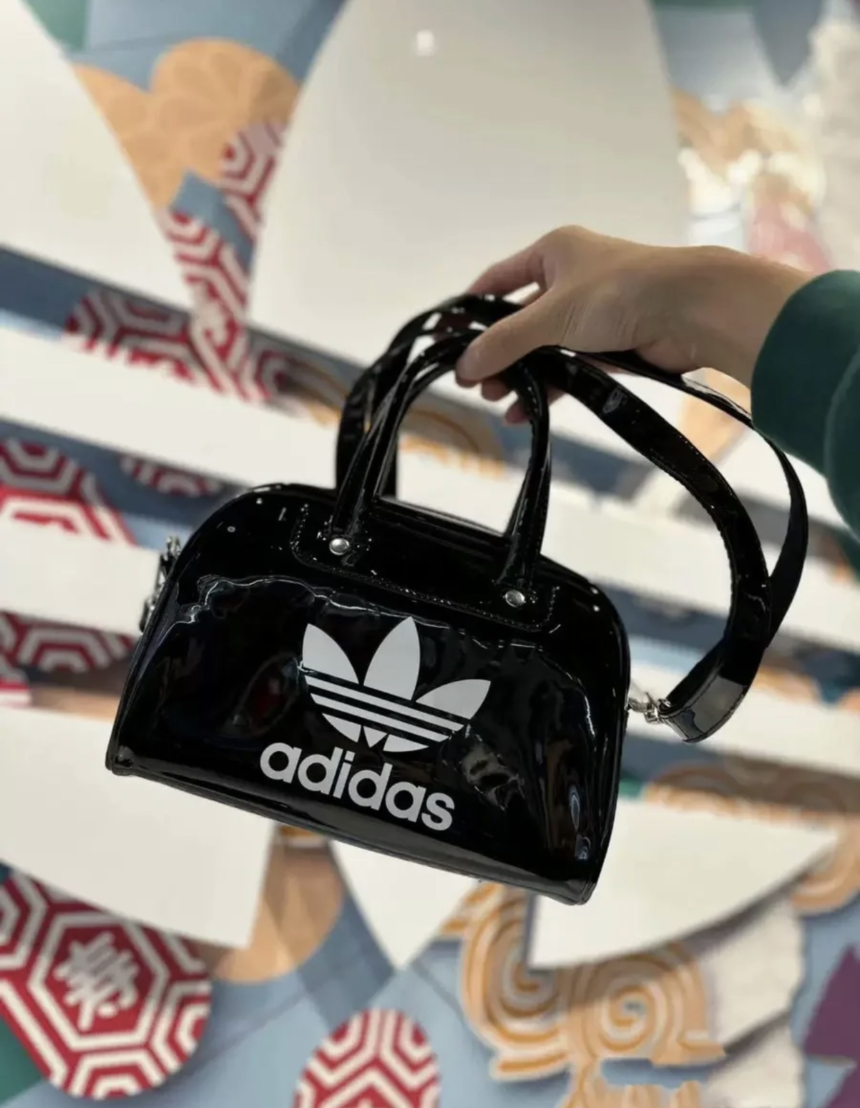 Adidas originals black shoulder bag online