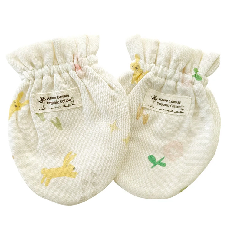 防抓柔軟小手套有機棉