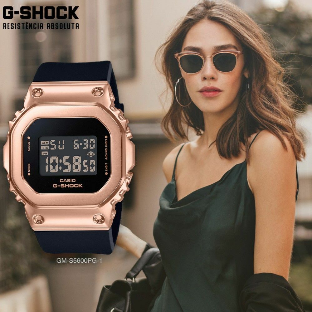 Casio Mini G-Shock GM-S5600PG-1 手錶 (香港行貨)