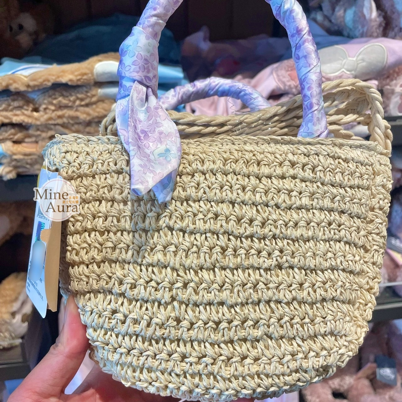 (限時特價) 2024 夏日 達菲 Duffy 與好友們 史黛拉露 星黛露 StellaLou 絨毛大頭 造型 手提包 托特包 斜背包 -上海迪士尼樂園