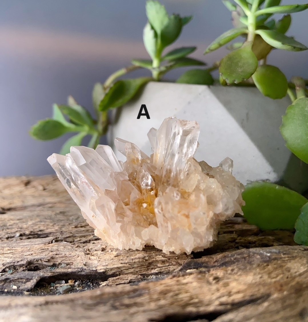 白水晶迷你小晶簇丨水晶之王正能量