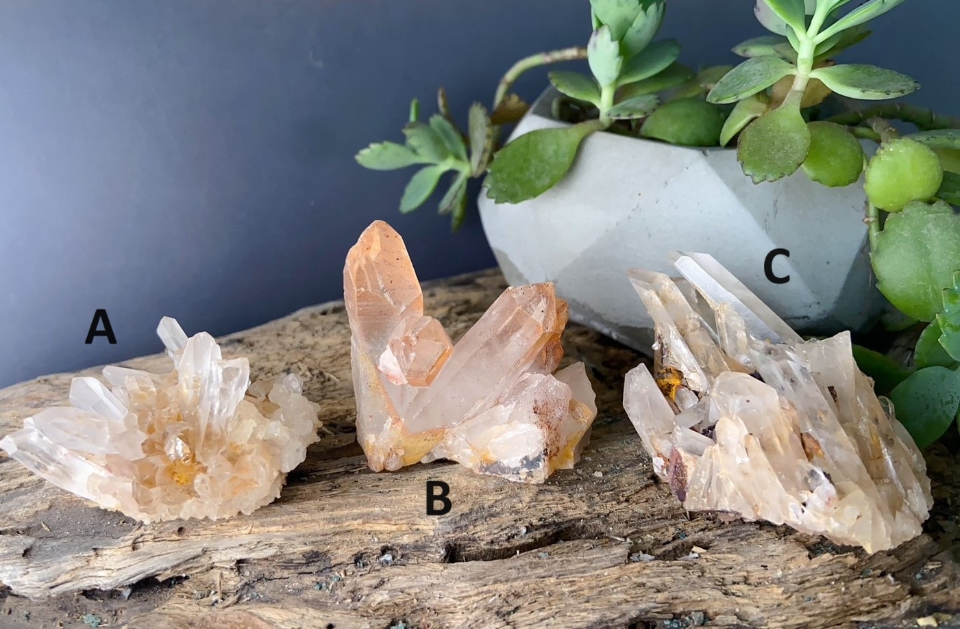 白水晶迷你小晶簇丨水晶之王正能量