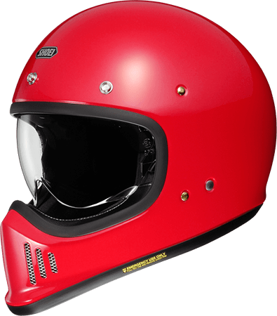 SHOEI EX-ZERO SHINE RED 亮光紅 素色 山車帽