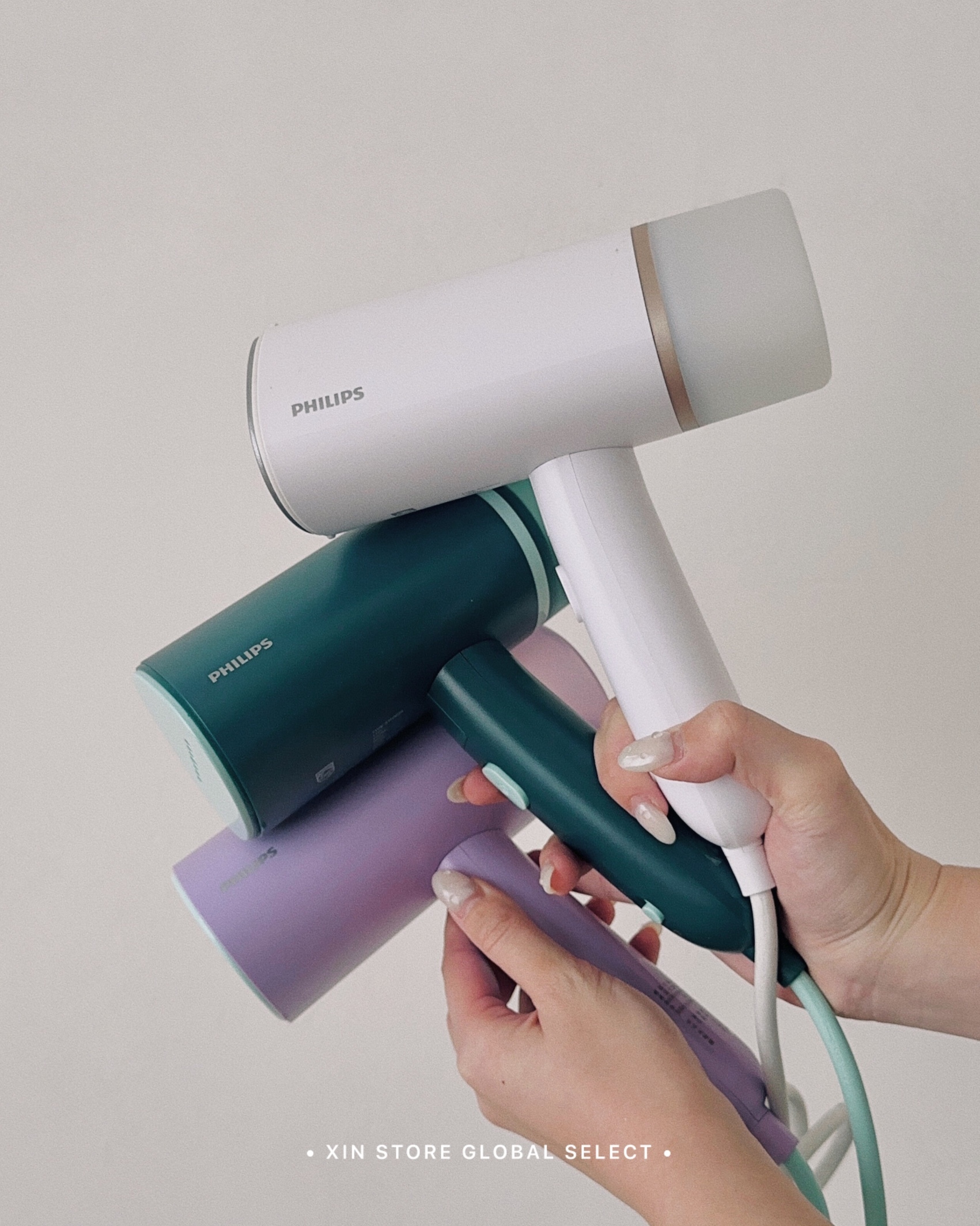 PHILIPS 飛利浦 手持 摺疊 輕巧 掛燙機 掛燙熨斗 迷你蒸氣熨斗 三色