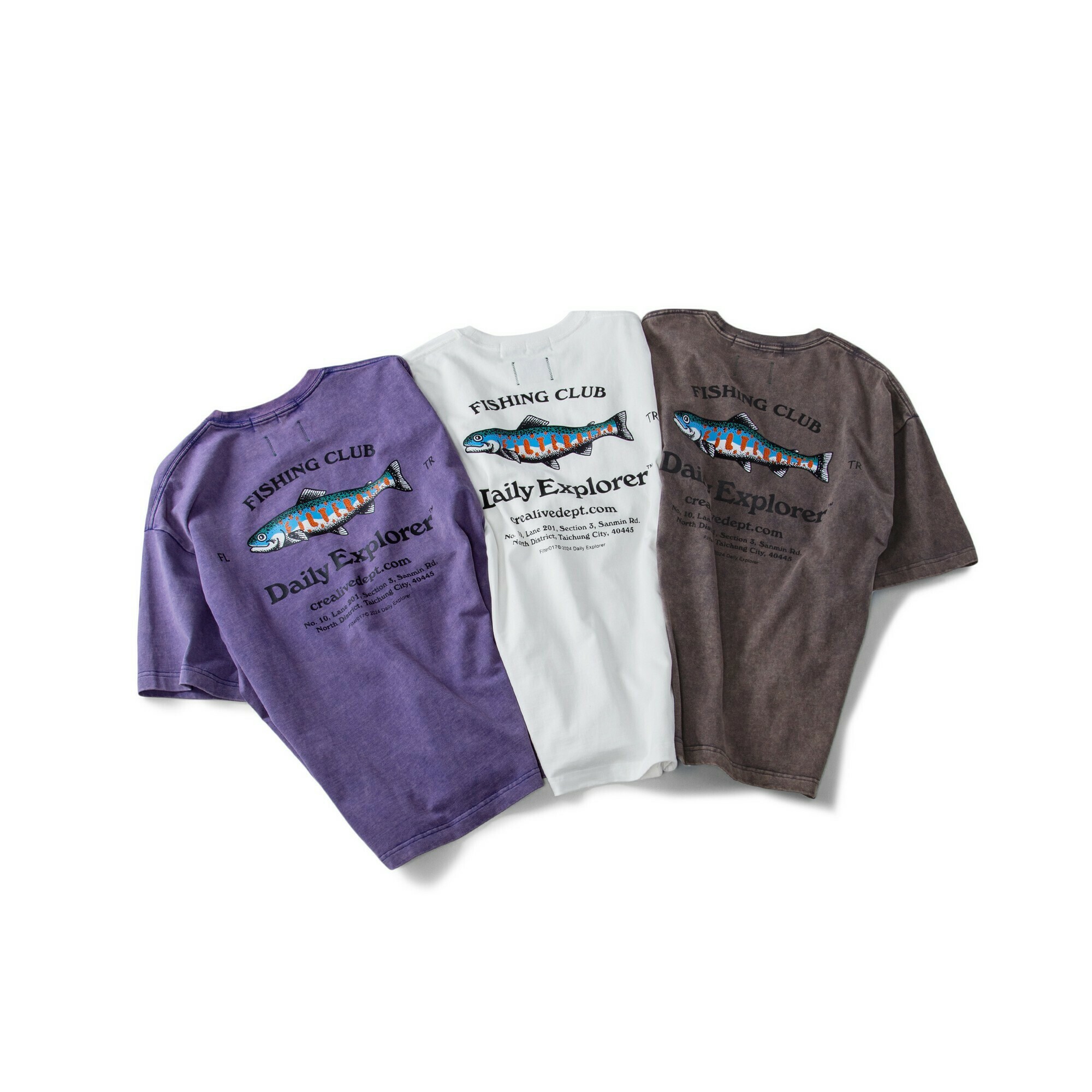 Filter017 釣魚俱樂部洗舊短Tee