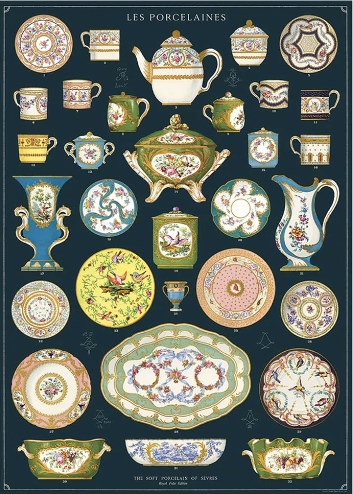 Cavallini｜美國 Cavallini & Co.包裝紙/海報 -古典瓷器