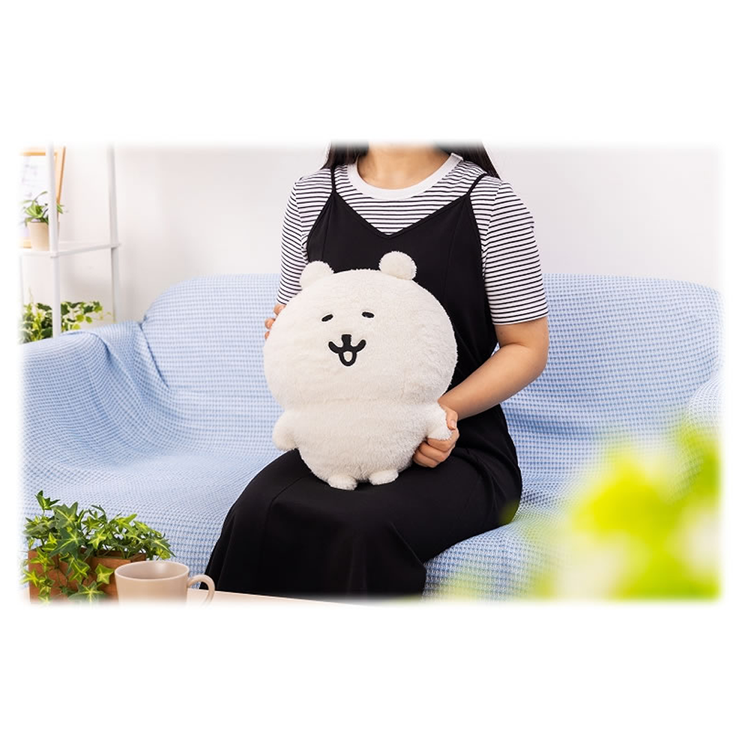 現貨｜白熊 毛絨絨麻糬抱抱公仔