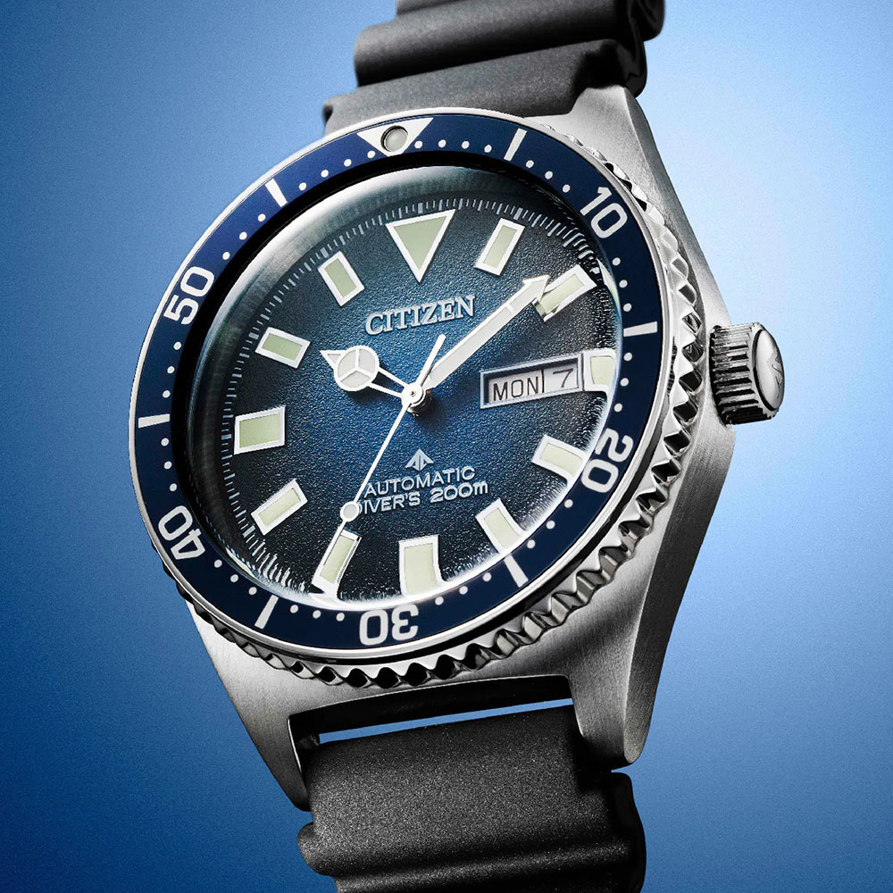 【CITIZEN 星辰】 PROMASTER系列 水鬼款 潛水 夜光 動力儲存 機械錶 NY0129-07L