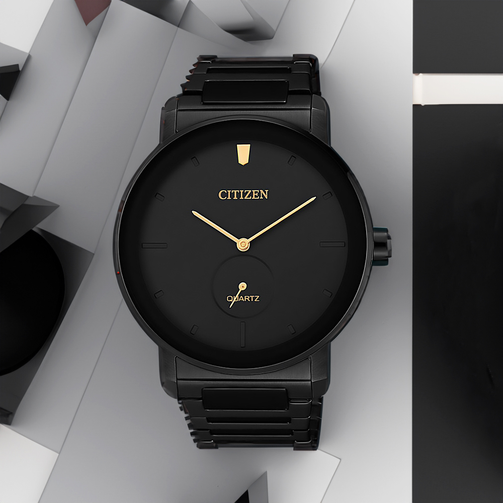 【CITIZEN 星辰】 BE9187-53E 日本機芯 獨立秒針 簡約 防水50米 石英 男錶 鋼帶