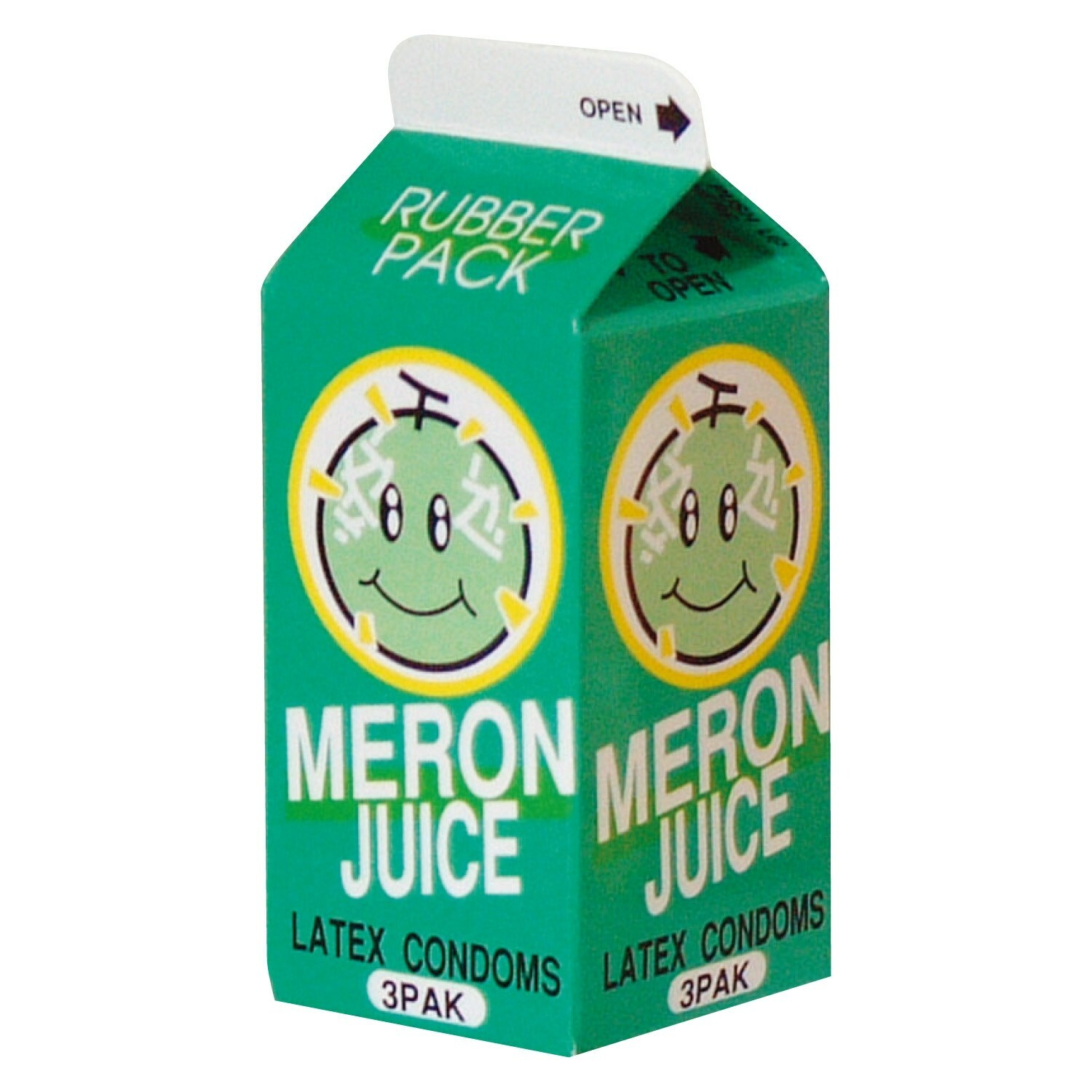 日本JIS迷你果汁包裝避孕套 密瓜味 (3個裝）