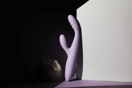 SVAKOM - Cici+ 2 智能遠程 可加熱雙頭幼身按摩棒 - 淺紫色