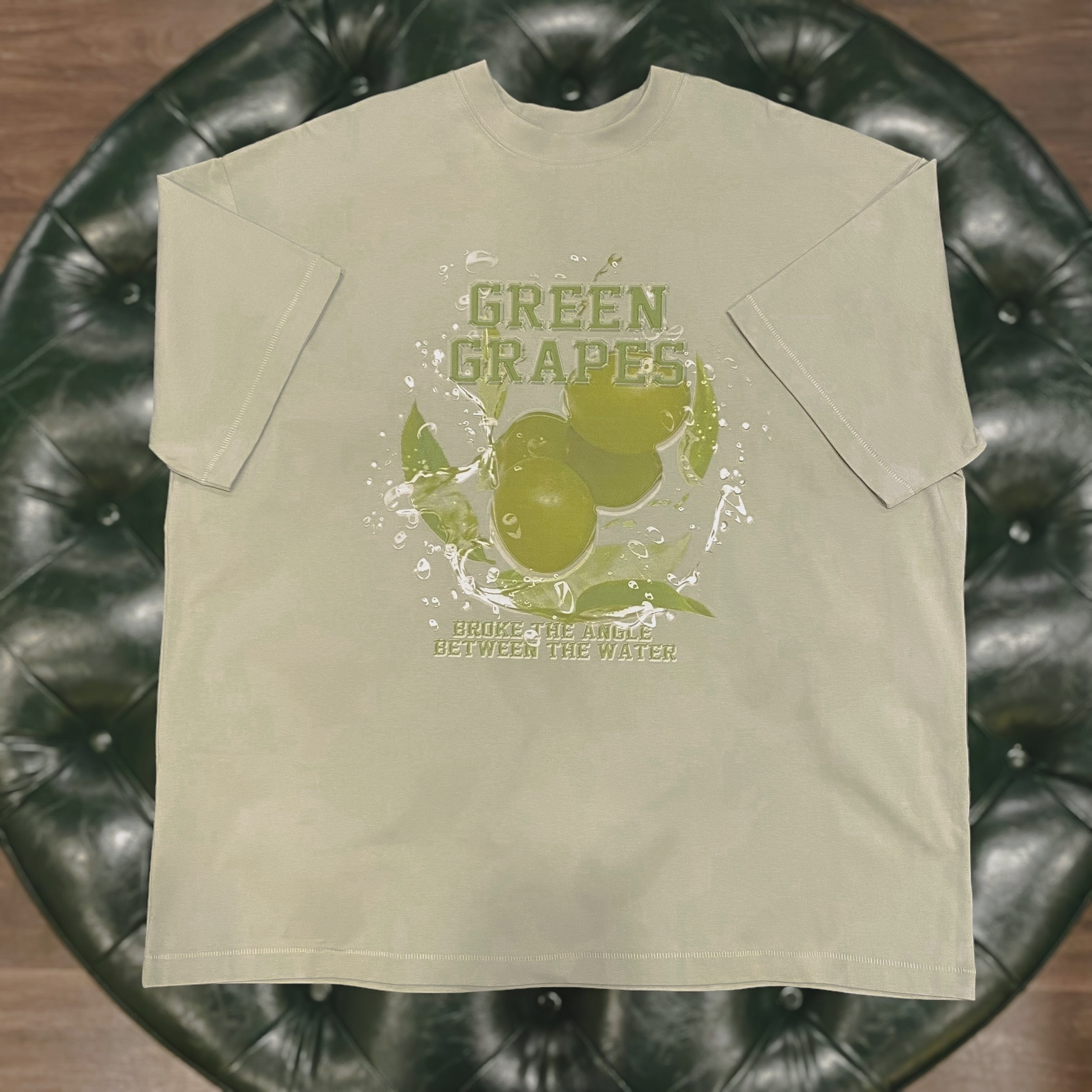 涼感夏日葡萄短TEE