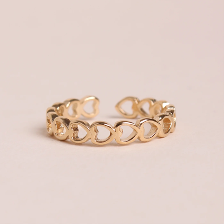 1WK0708-075 WAEKURA Nouria Ring Gold #WAEBAG10014000X (A-LX-E)