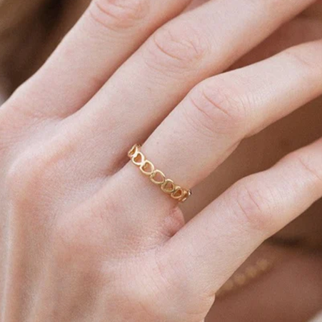 1WK0708-075 WAEKURA Nouria Ring Gold #WAEBAG10014000X (A-LX-E)