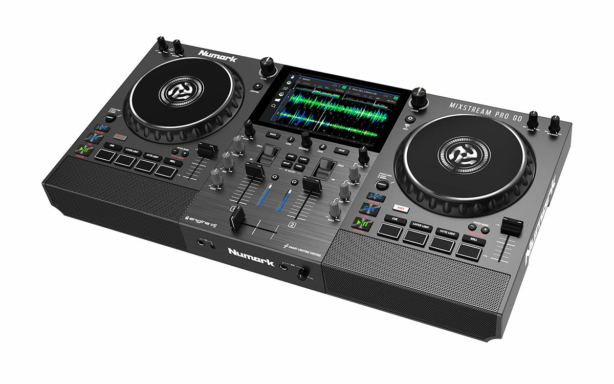 Numark Mixstream Pro Go DJ Controller with Amazon Music