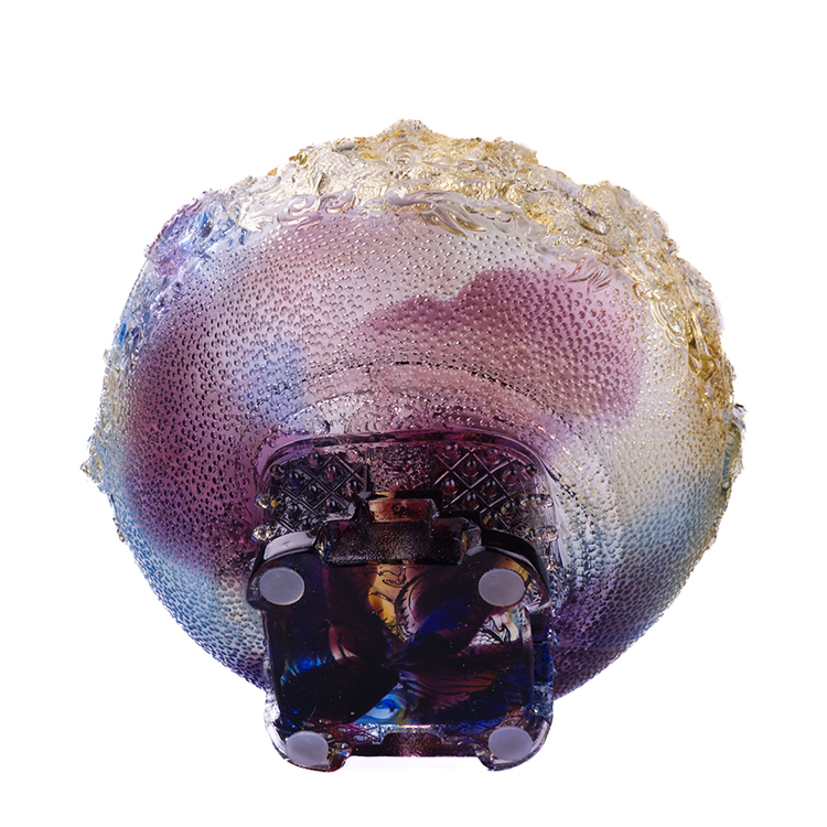 鹿港窯禮品館│琉璃 九龍聚寶_鴻運隆升 擺件 書房 辦公室桌面 裝飾