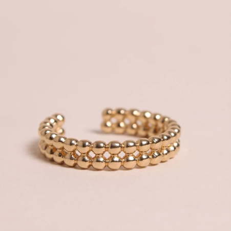 1WK0708-077 [WAEKURA] Florine Ring Gold #WK-BAN18  (A-LX-E)