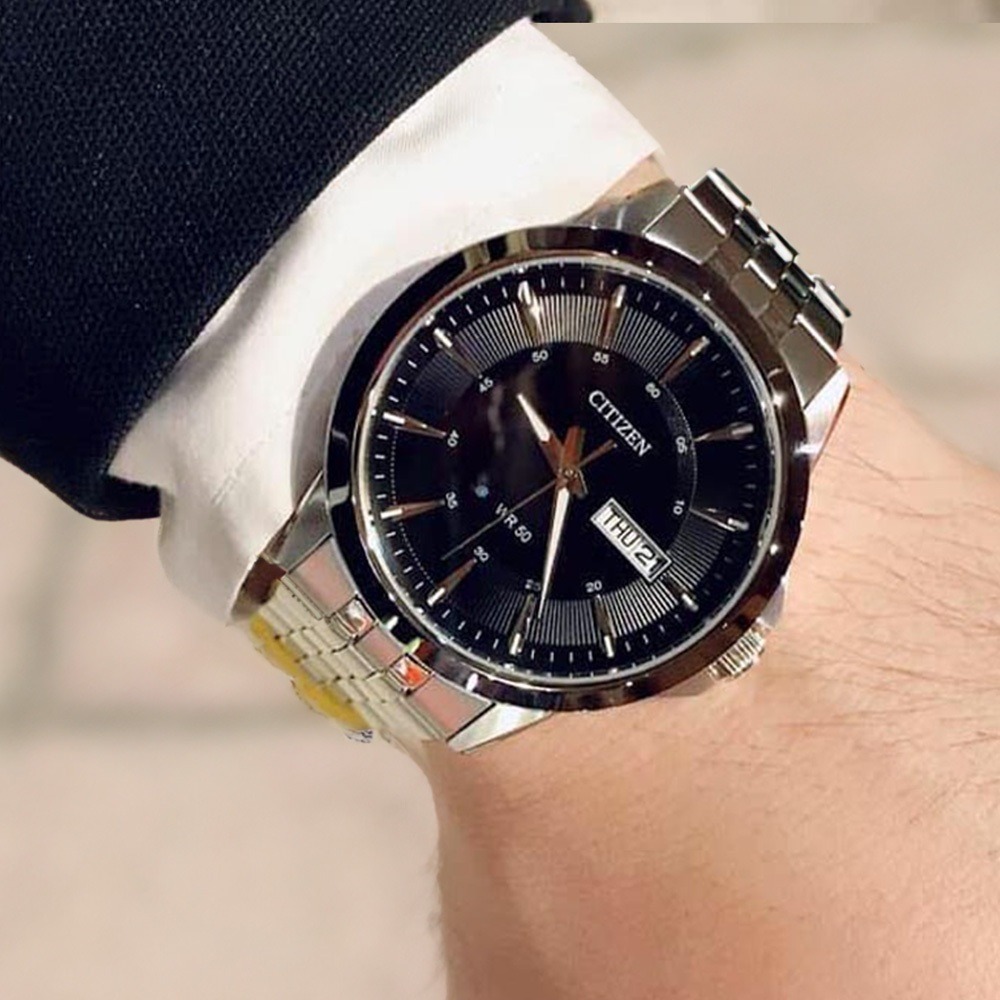 (預購)【CITIZEN 星辰】BF2011-51E 簡約男爵風 三針 日期顯示 石英錶 不鏽鋼 腕錶 41mm