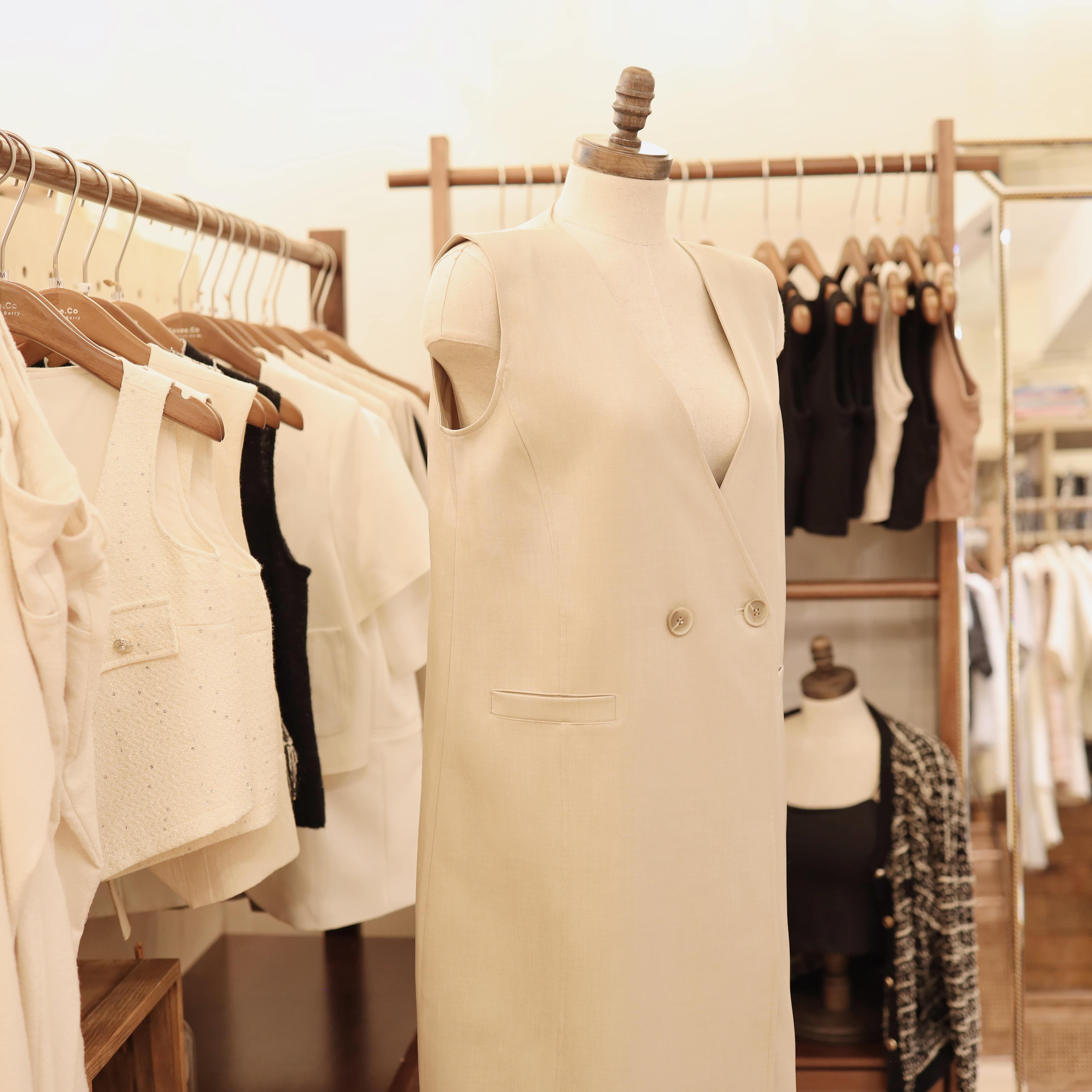 [現貨] [7052] [Vol.3]  2-way 背心長裙 + 外套馬甲