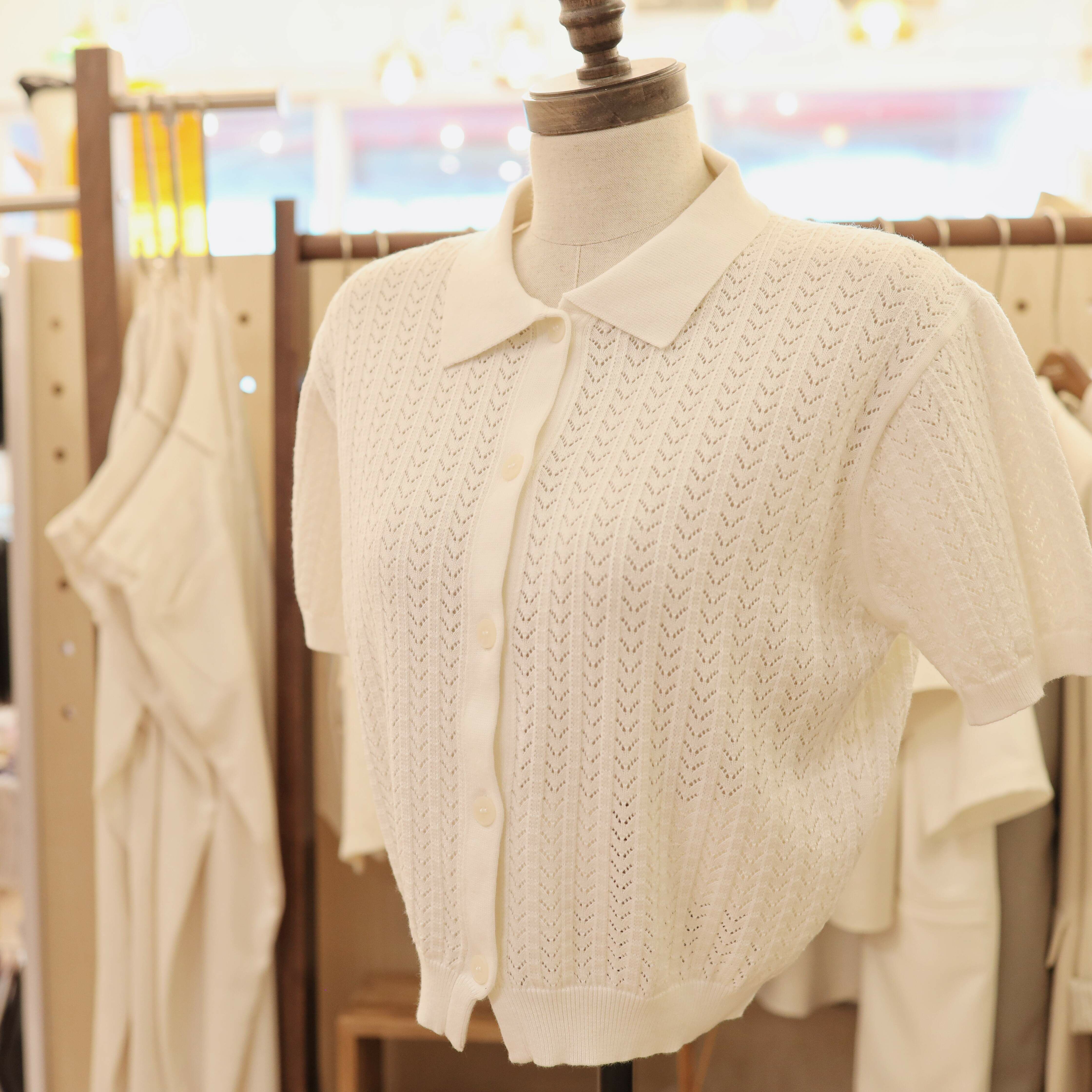 [現貨] [7039] [Vol.3] 針織通花 POLO