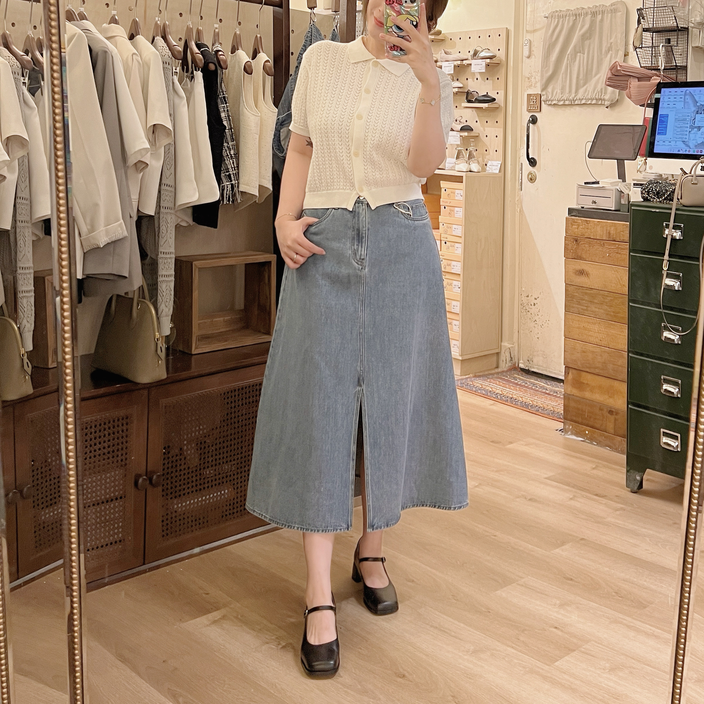 [現貨] [7039] [Vol.3] 針織通花 POLO