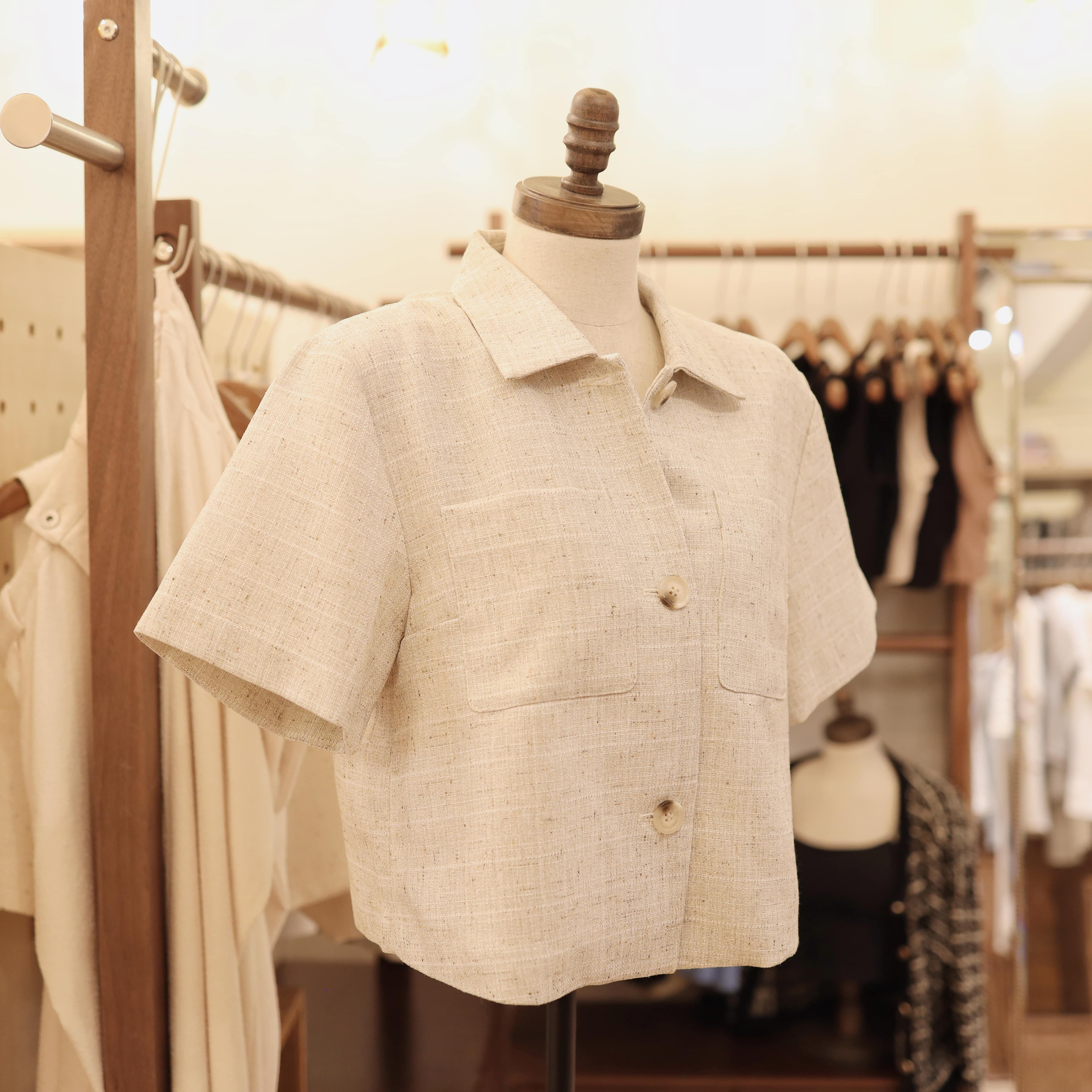 [現貨] [7049] [Vol.3] 軟薄麻質上衣