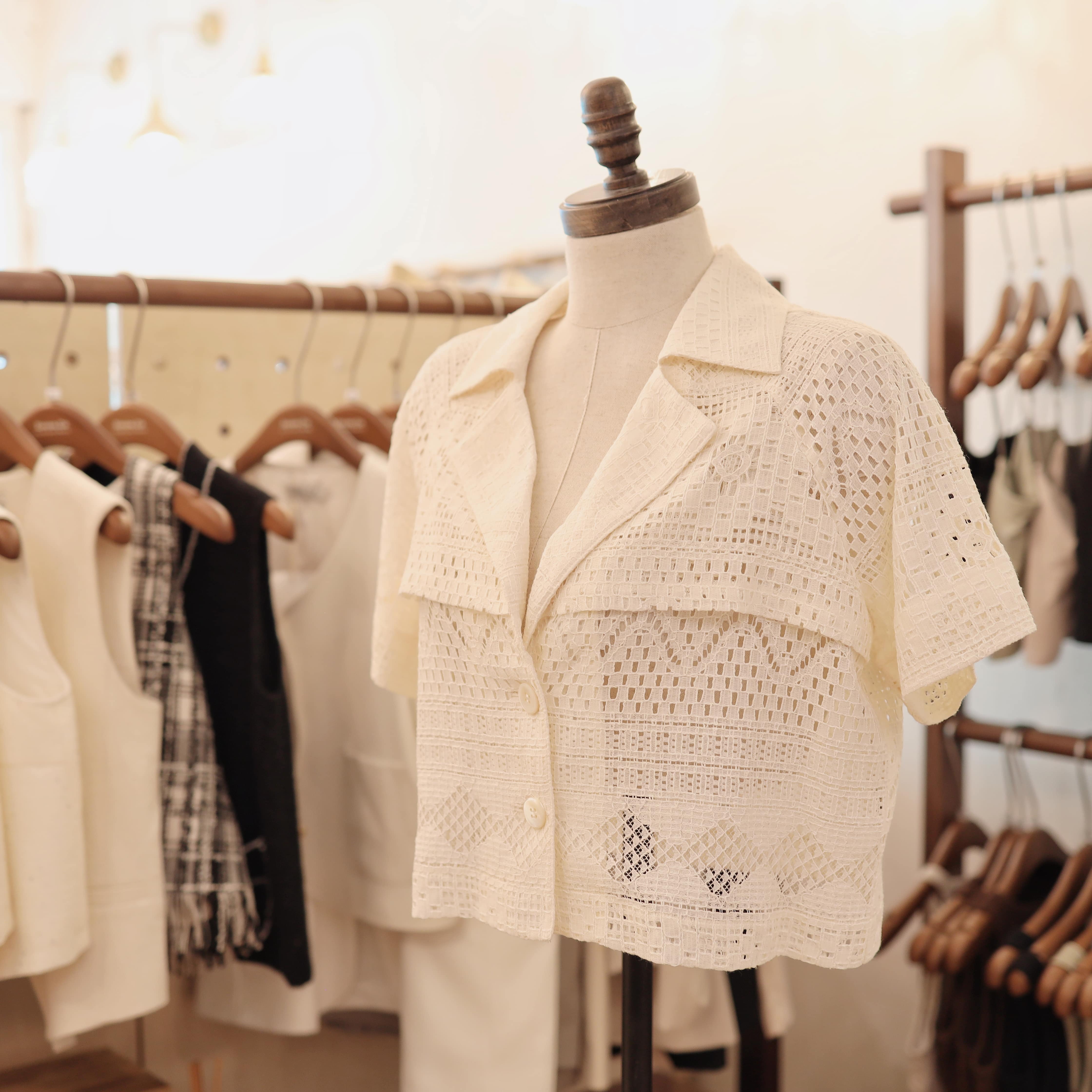 [現貨] [7031] [Vol.3] Lace 通花短袖小外套