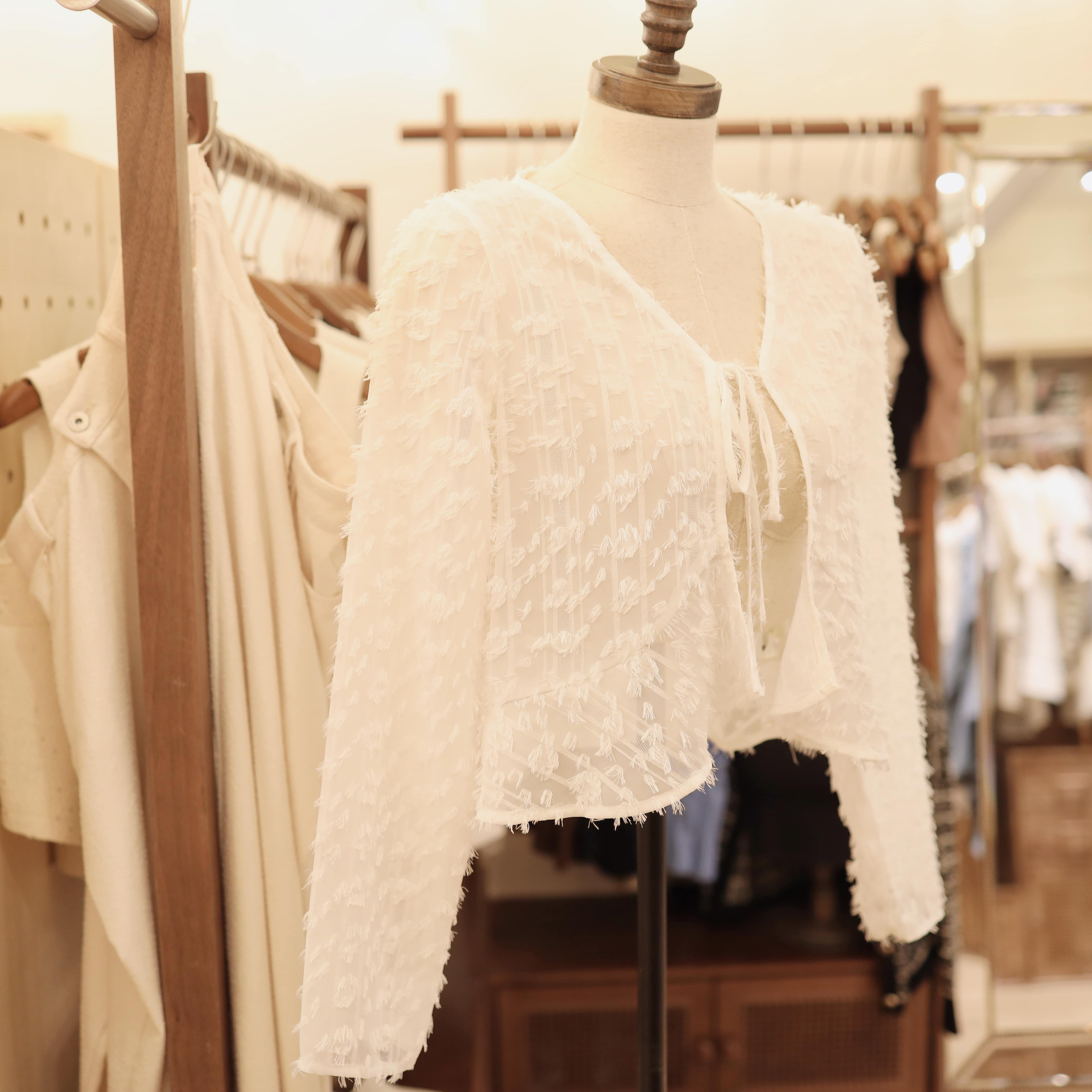 [現貨 ] [7043] [Vol.3] 雪紡流蘇外搭