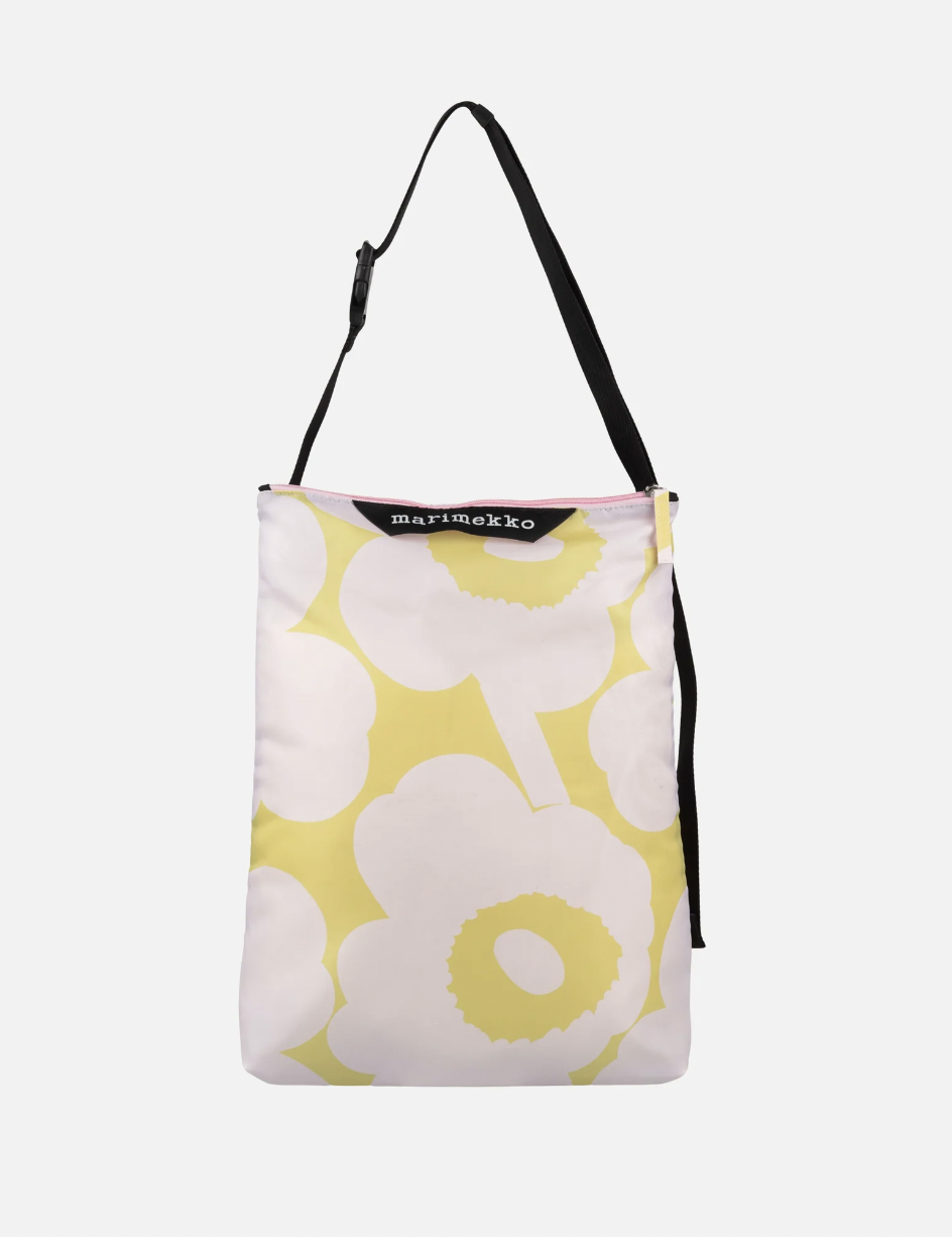 代購現貨  | marimekko Neat Crossbody Mini Unikko |pink x yellow | Medium |