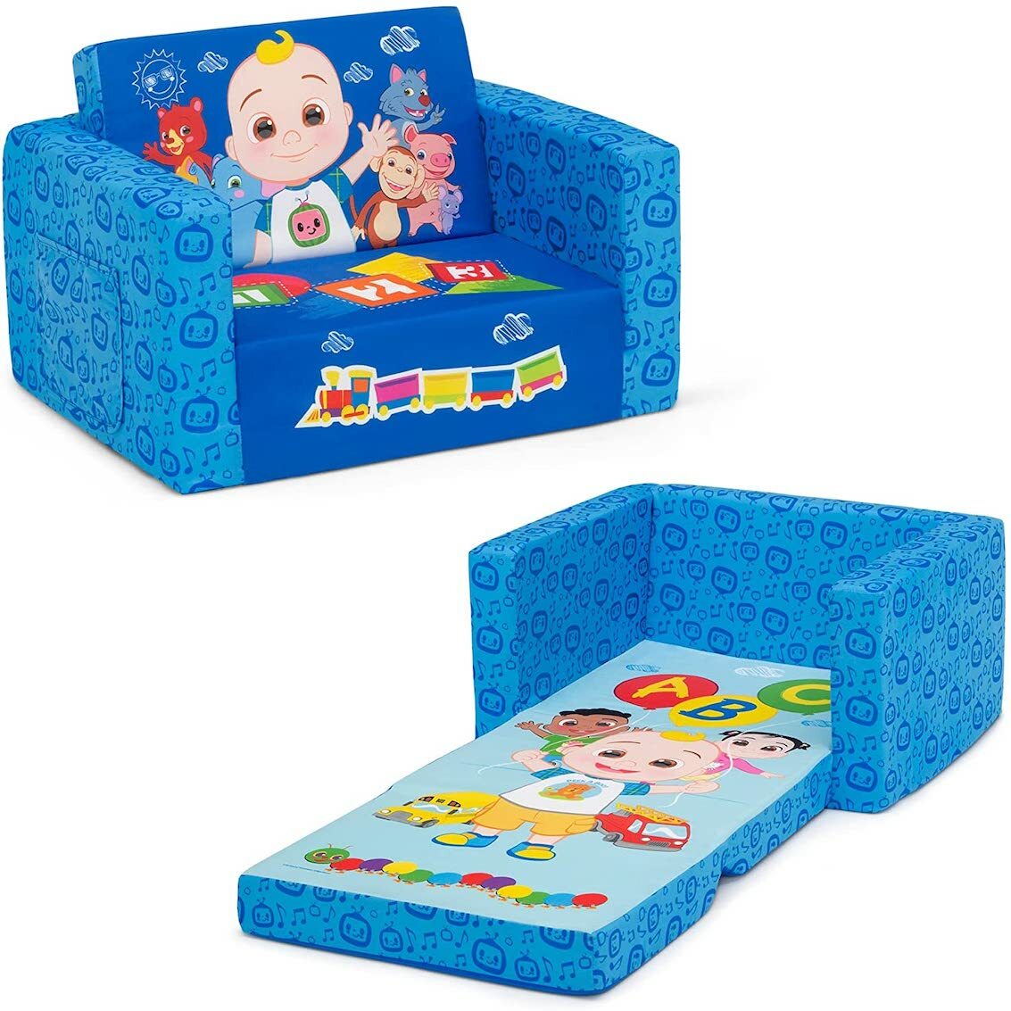 美國 Delta Children Cocomelon 2 合 1 兒童梳化床