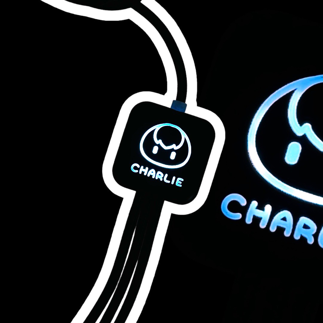 茶里三檔多功能發光充電線