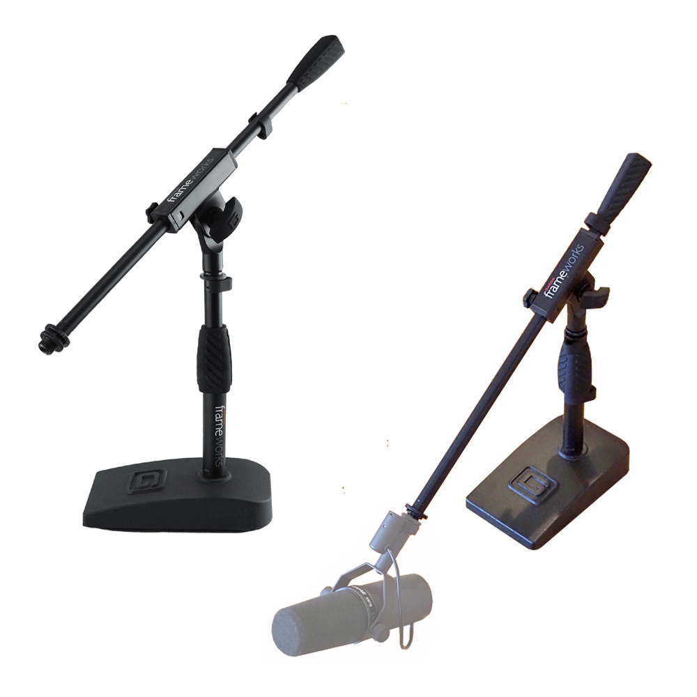 Gator Frameworks Gator FrameWorks 桌上麥克風斜架 底座加重款 第 4 張圖片｜三峽麥克風