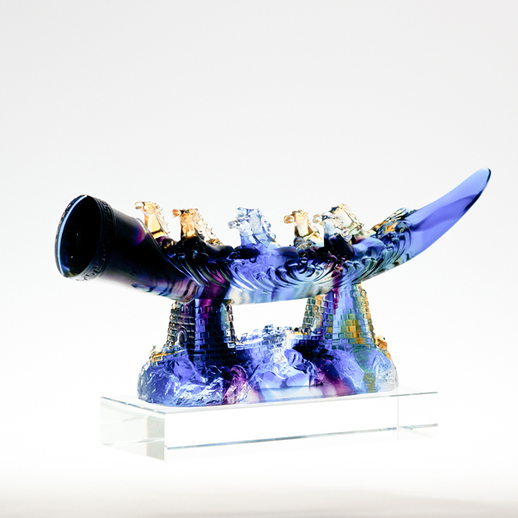 鹿港窯禮品館│琉璃 八駿馬 擺件 駿業長存 公司開業喬遷禮品家居老闆辦公室桌面創意工藝禮品