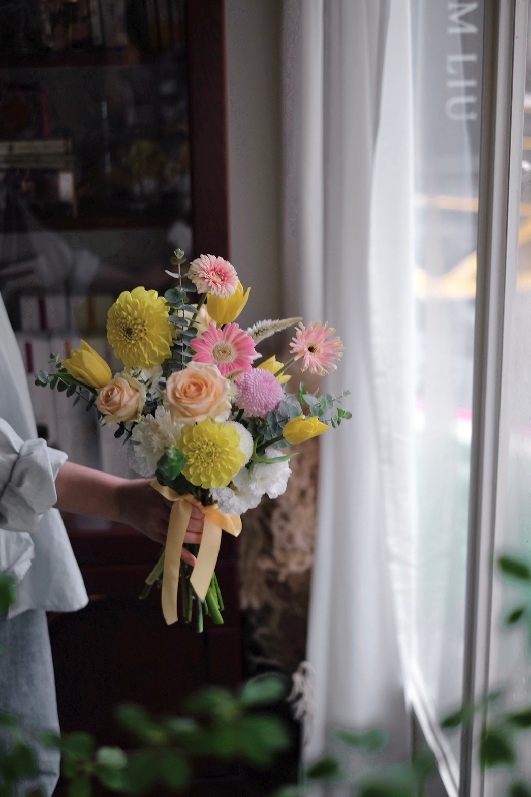 大理花繽紛色｜鮮花捧花