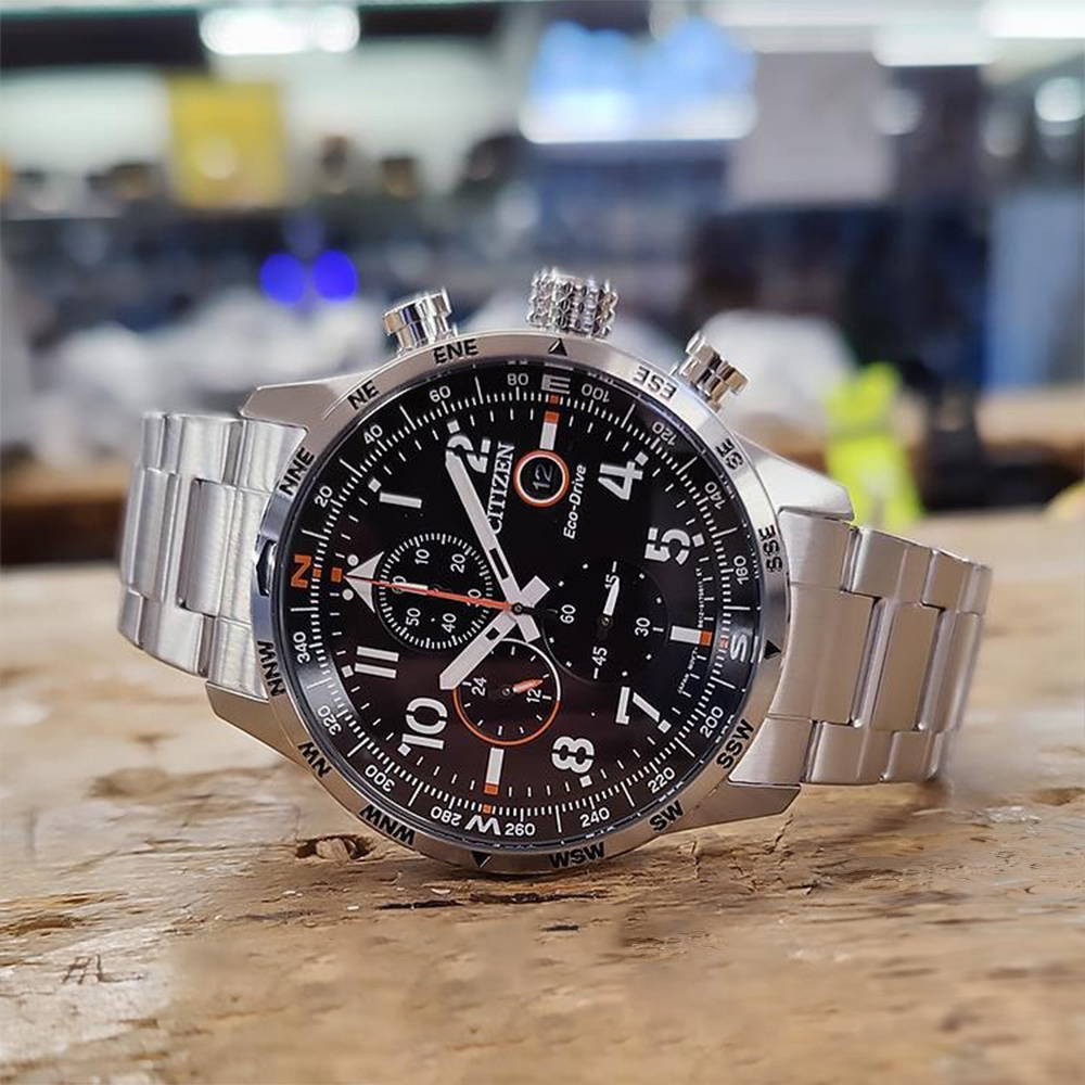 (預購)【CITIZEN 星辰】光動能 大三針 夜光錶 數字面盤 鋼帶錶 星辰男錶 男錶 CA0790-83E