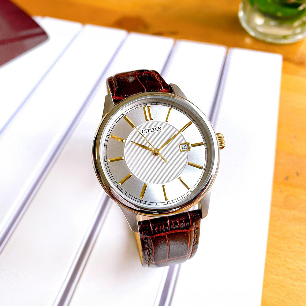(預購)【CITIZEN 星辰】 BI1054-04A 簡約復古 日本機芯 日期顯示 真皮 手錶 男錶 腕錶 手錶 40mm